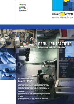 Dreh- und Fr&auml;steile