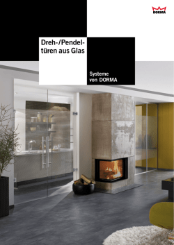 Dreh- / Pendel- t&uuml;ren aus Glas