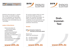 Dreh- trommel- Test