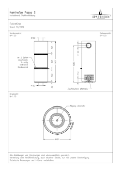 Massblatt Passo S - Ganz Baukeramik AG