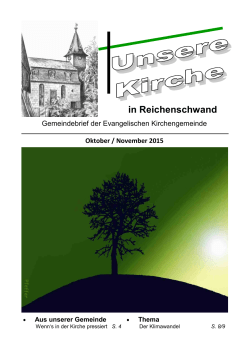 in Reichenschwand - Evangelische Kirchengemeinde