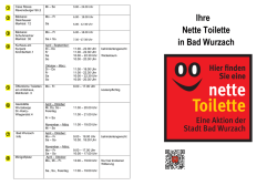 Ihre Nette Toilette in Bad Wurzach