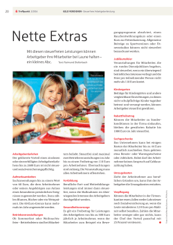 Heft 2/2016 "Nette Extras"