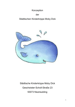 Konzeption der Krabbelstube Moby Dick
