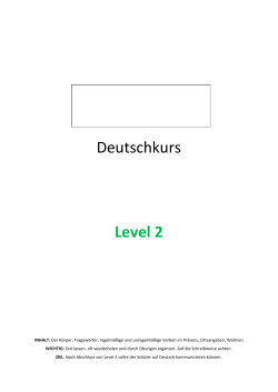 Deutschkurs Level 2 - Deutschkurs für Traiskirchen