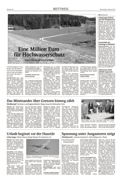 Eine Million Euro f&uuml;r Hochwasserschutz