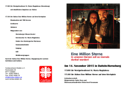 Eine Million Sterne - Caritasverband Datteln eV