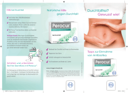 Durchfallfrei? Gewusst wie!