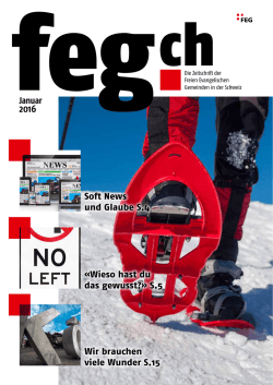Januar Soft News und Glaube S.4 &laquo;Wieso hast du das gewusst?&raquo; S