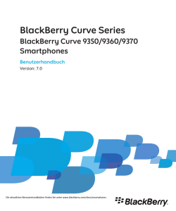 Handbuch des BlackBerry Curve 9360 - Hilfe