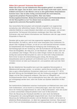 Hätten Sie`s gewusst? - Diabetes Rhein Erftkreis