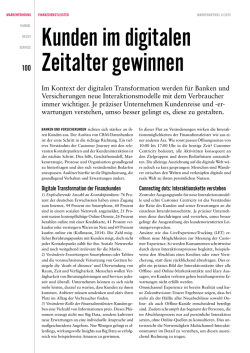 Kunden im digitalen Zeitalter gewinnen