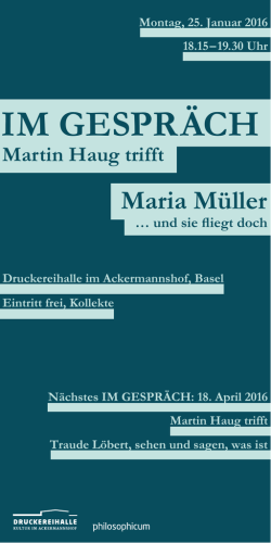 IM GESPR&Auml;CH