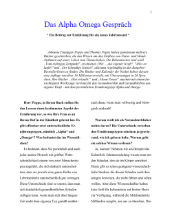 "Das Alpha Omega Gespräch" PDF