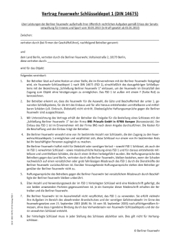 Vertrag Feuerwehr Schl&uuml;sseldepot 1 (DIN 14675)