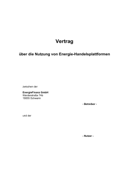 Vertrag - Energiefinanz GmbH