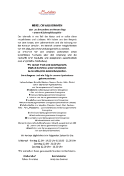 HERZLICH WILLKOMMEN