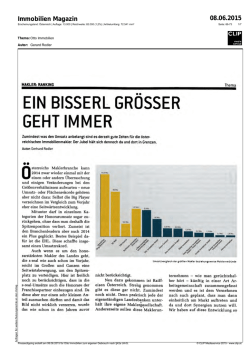 EIN BISSERL GR&Ouml;SSER GEHT IMMER