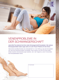 Venenprobleme in der Schwangerschaft Art.Nr. C070 469 KB
