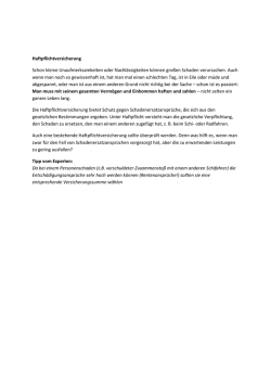 Haftpflicht