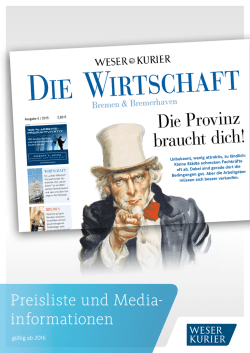 Die Provinz braucht dich!