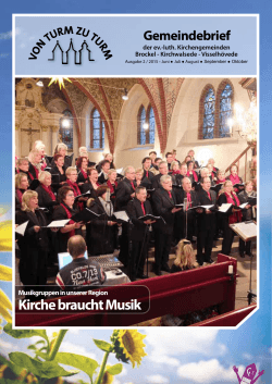 Kirche braucht Musik - Kirchengemeinde Brockel