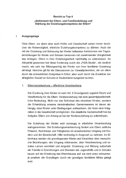 „Stellenwert der Eltern— und Familienbildung und