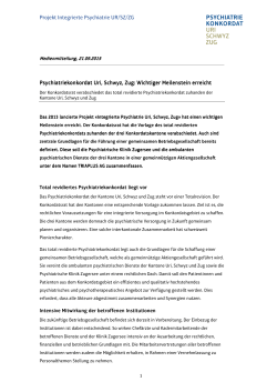 Medienmitteilung Psychiatriekonkordat_09.2015 - Projekt IP-3