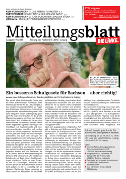 Ein besseres Schulgesetz für Sachsen – aber richtig!