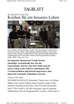 Beitrag lesen - ABS Betreuungsservice AG
