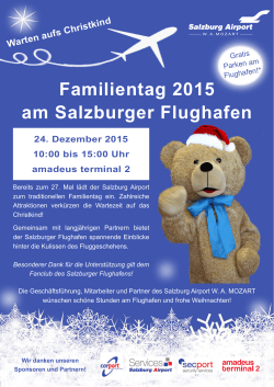 Familientag 2015 am Salzburger Flughafen