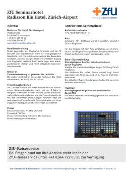Hotel-Factsheet  - ZfU International Business School