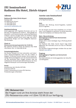 Hotel-Factsheet  - ZfU International Business School