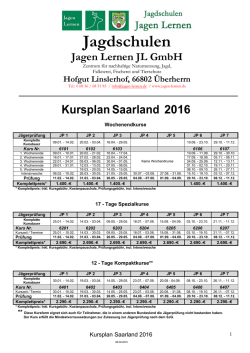 Jagdschulen - Jagen Lernen JL GmbH