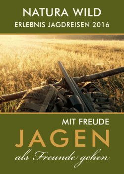pdf g - Jagdreisen