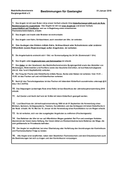 Bestimmungen - Simmernhof Mossendorf