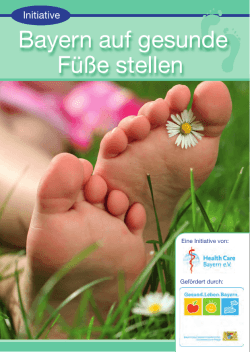 Bayern auf gesunde Füße stellen