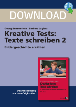 Kreative Tests: Texte schreiben 2
