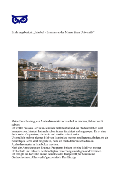 Erfahrungsbericht - Beuth Hochschule für Technik Berlin