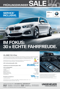 iM FoKus: 30 x EchtE FahRFREudE.