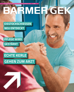 echte kerle gehen zum arzt