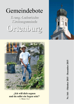 Evangelisch-Lutherische Kirchengemeinde Ortenburg