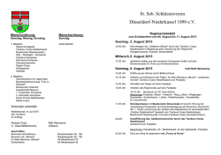 Regimentsbefehl 2015 - St. Sebastianus Schützenverein Düsseldorf