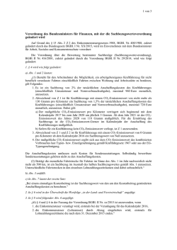 Information zum Sachbezug