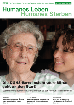 Humanes Leben Humanes Sterben