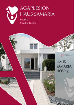 HOSPIZ Standort Gie&szlig;en - agaplesion haus samaria hospiz