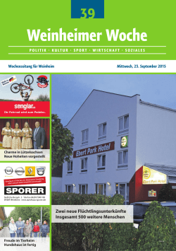 Weinheimer Woche - lokalmatador.de