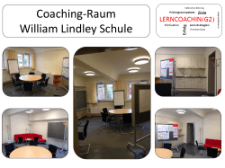 Lerncoaching an der William Lindley Schule