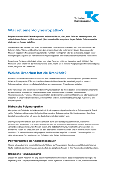 Was ist eine Polyneuropathie?