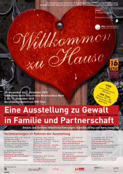 Eine Ausstellung zu Gewalt in Familie und Partnerschaft